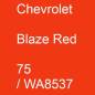 Preview: Chevrolet, Blaze Red, 75 / WA8537.